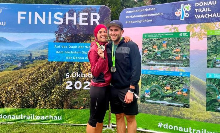 Daniela und Johannes Vollert stehen hinter dem Back to Base-Run. (Foto: Privat)