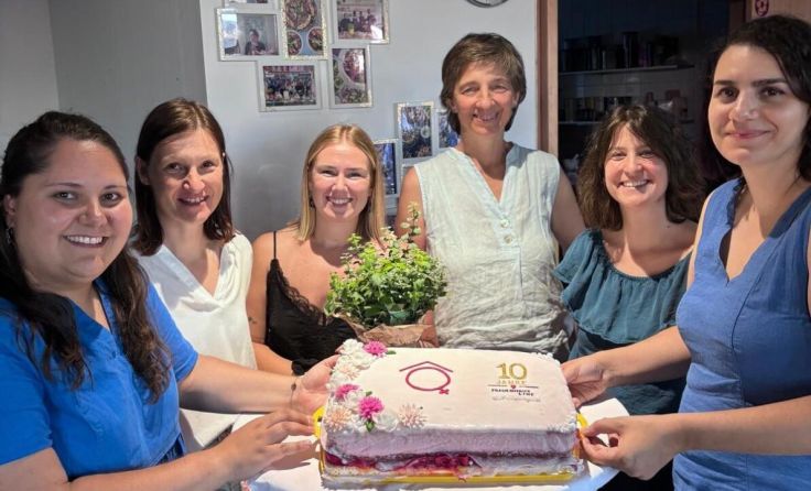 Das Haus-Jubiläum wurde mit einem Mitarbeiterinnenfest gefeiert. (Foto: Frauenhaus Linz)