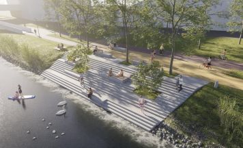 Uferkante in Urfahr wird bis 2027 neu gestaltet