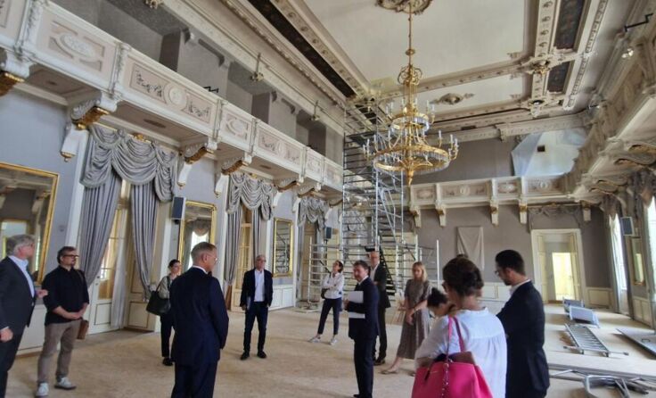 Der historische Redoutensaal wird behutsam restauriert. (Foto: Tips/Heindl)