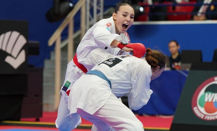 Hanna Devigili in Aktion (Foto: Karate Insights)