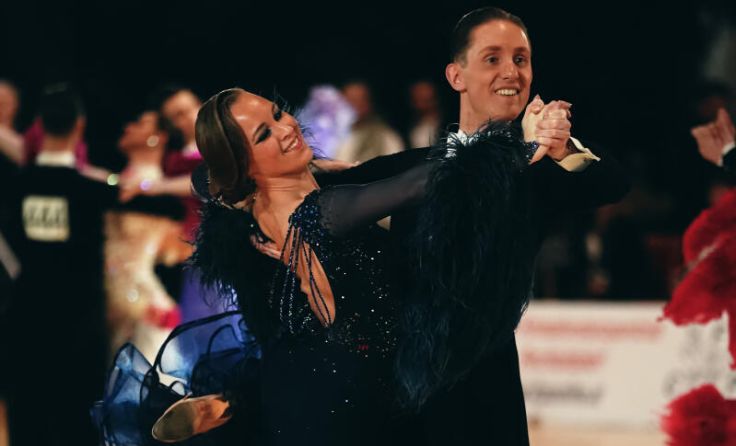 Magdalena Landl und Florian Fierlinger (TSC Jeunesse) (Foto: StudioPM)