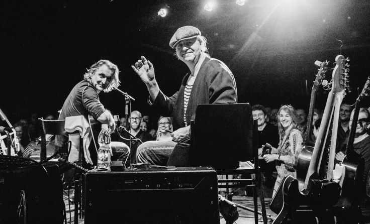 Oliver Mally (l.) und Peter Schneider spielen im Kulturraum m3 in Linz. (Foto: Lupi Spuma)