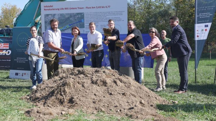 Renaturierung der Unteren Traun: neuer Lebensraum für Fische im Linzer Stadtgebiet