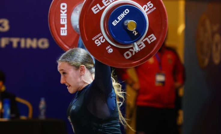 Veronika Honcharova auf ihrem Weg zu EM-Bronze (Foto: Luca Modrey)