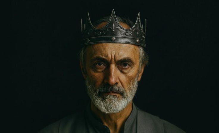 Johannes Renoldner als König Lear (Foto: Klaus Schwarzenberger)