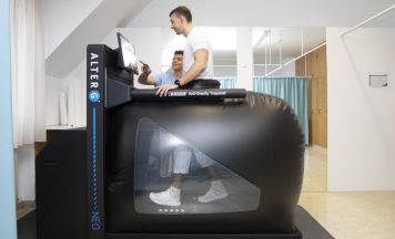 Trainieren wie auf dem Mond: neues Laufband entlastet Patienten