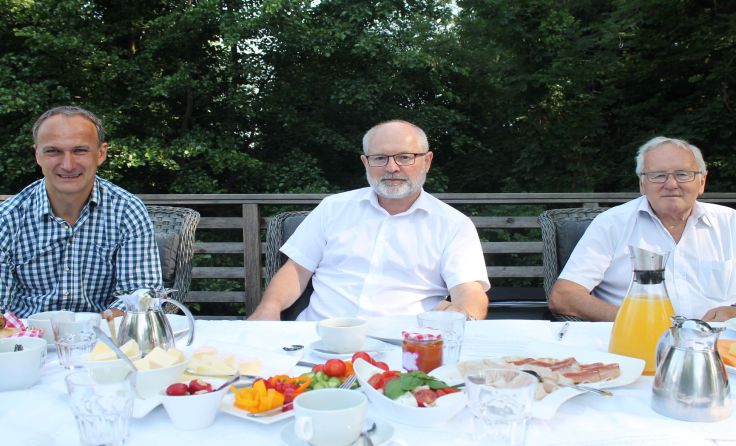 V.l.: Herbert Karer, Fritz Egger, Herbert John