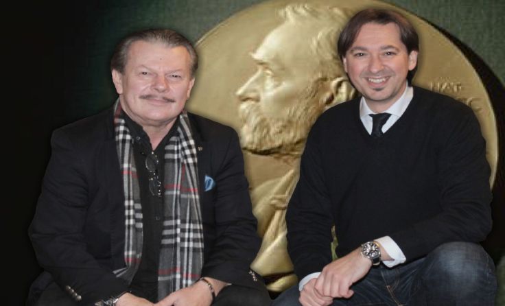 Wilfried Scharf (l.) und Zoran Sijakovic laden zum Braunauer Adventsingen ein. 