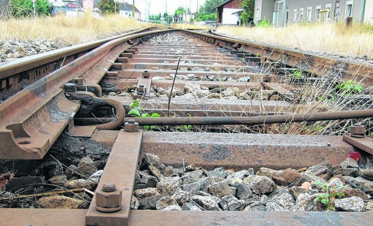 Die Almtalbahn macht eine Pause.