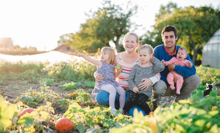 Familie Martin-Mayr hat 70 Konsumenten in Anbauplan, Budget und Co eingebunden. Foto: Egger