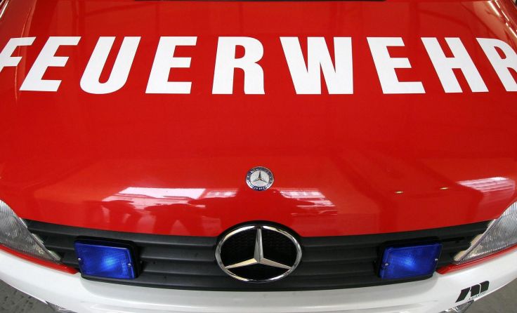 Der Fahrzeugbrand konnte rasch gelöscht werden. Foto: Wodicka