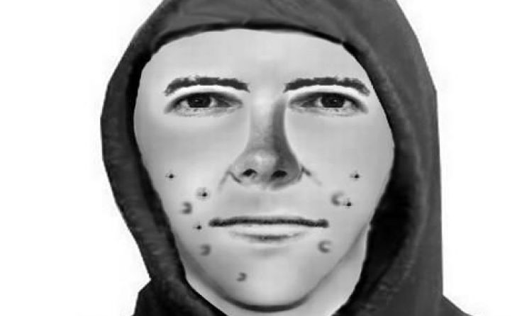Die Polizei sucht nun mit einem Phantombild nach dem Täter und bittet die Bevölkerung um Mithilfe.
