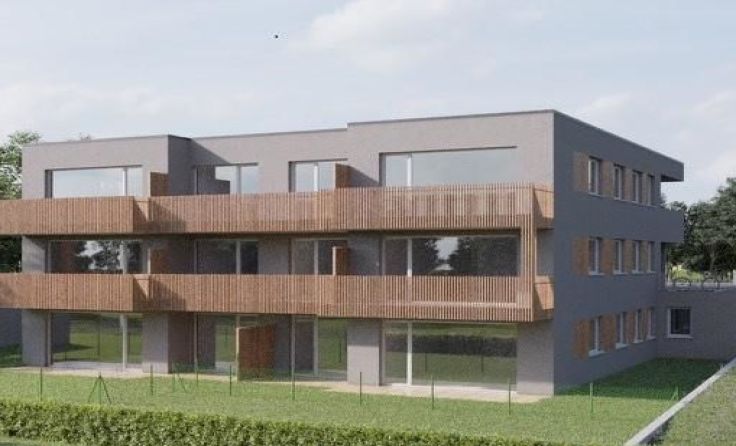 Die attraktive Wohnanlage in der Schlossparkstraße 1 