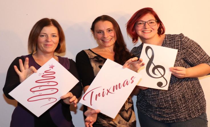Trixmas servieren ein Unplugged-Konzert zu Weihnachten wie es früher war!Foto: Englisch