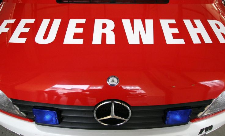 Beim Eintreffend der Feuerwehr war die eingeklemmte Person bereits befreit. Foto: Weihbold