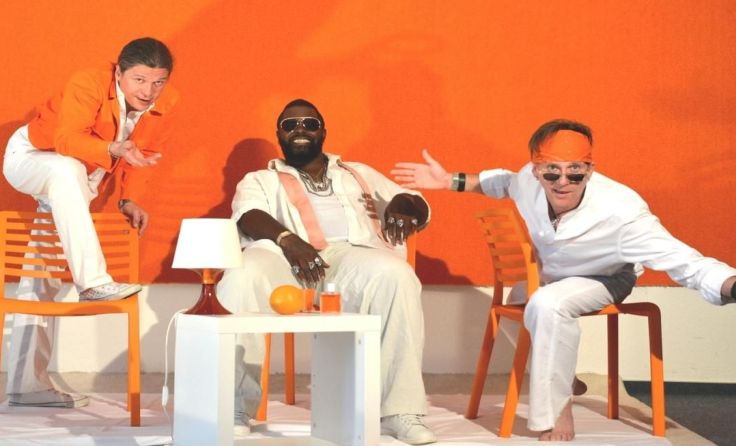 Drei Vollblutmusiker aus Niederbayern performen mit Leib und Seele. Foto: Vogel
