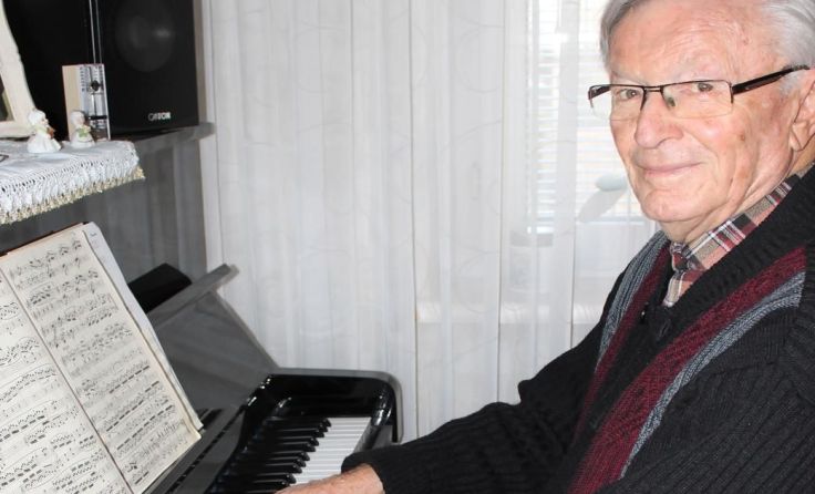 Die Musik begleitet Hubert Hanghofer zeit seines Lebens. Foto: Oberndorfer