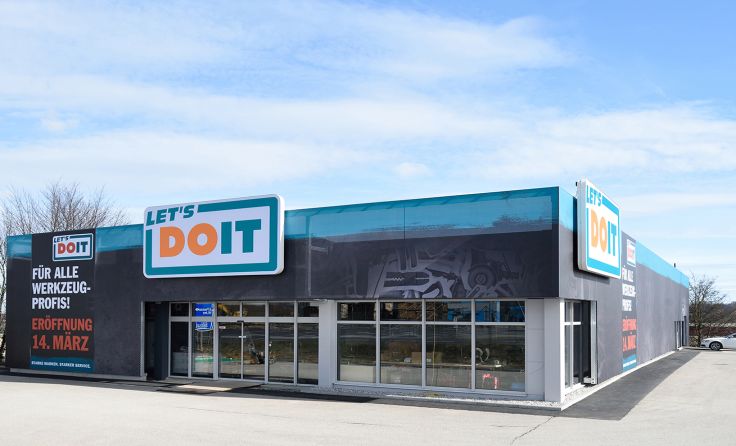 Der neu eröffnete Let´s Doit-Fachmarkt in der Salzburger Straße in Wels.Foto: Let´s Doit