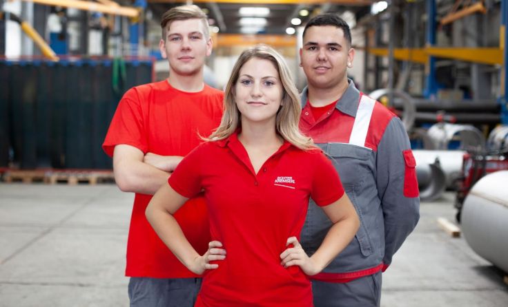 Kremsmüller-Lehrlinge sind ein Team. Foto: Kremsmüller