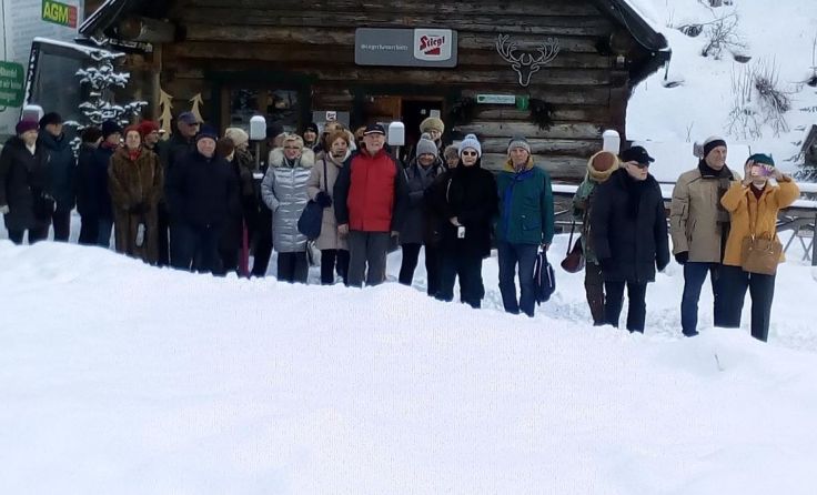Eine prächtige Winterkulisse durften die Senioren in Bad Mitterndorf erleben. Foto: privat