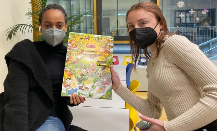 Ein süßer Adventkalender gehört einfach dazu – auch in der Schule! (Foto: HAK2)