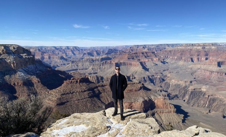 Jürgen Höglinger stattete natürlich auch dem Grand Canyon einen Besuch ab. (Foto: privat)
