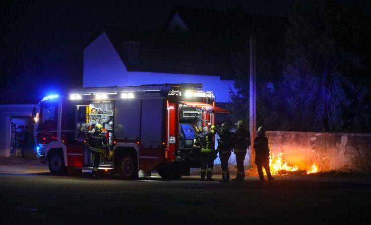 Der kleine Brand konnte schnell gelöscht werden. (Foto: laumat.at/Matthias Lauber)