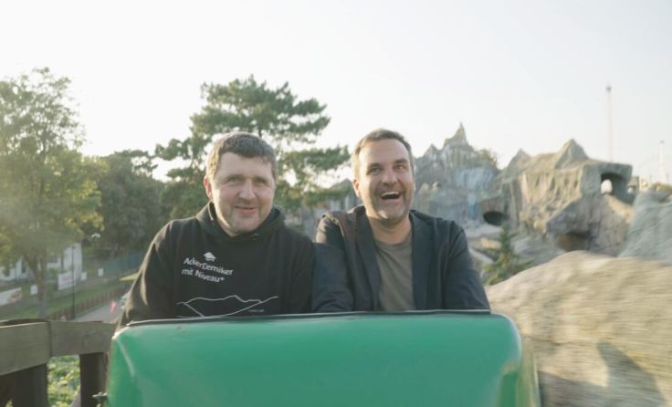 Christian Bachler (l.) und Florian Klenk kommen ins Star Movie Wels. (Foto: Langbein & Partner)