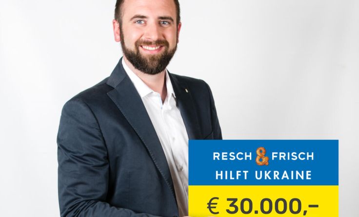 Geschäftsführer Georg Resch ist dankbar helfen zu können. (Foto: Resch&Frisch)
