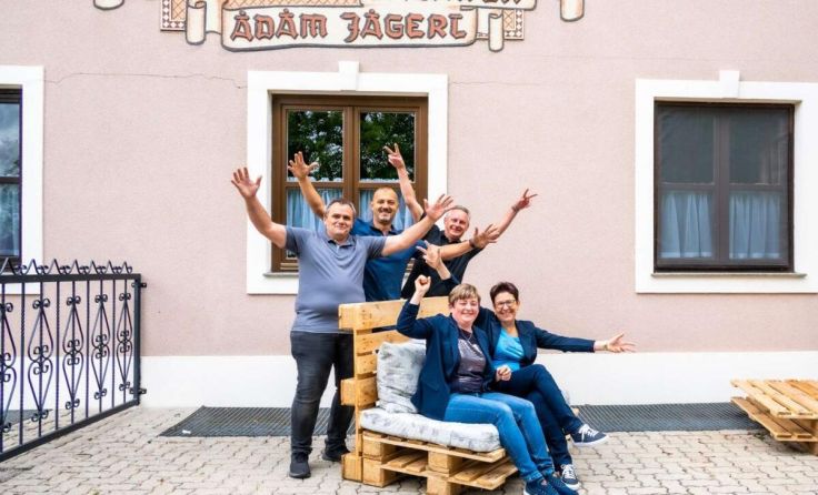 Voller Begeisterung für die Sympathicus-Wahl: das Team vom Adam Jagerl (Foto: Adam Jagerl)