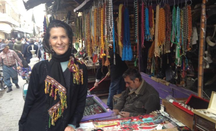 Antonia Rados in Bagdad. (Foto: privat)