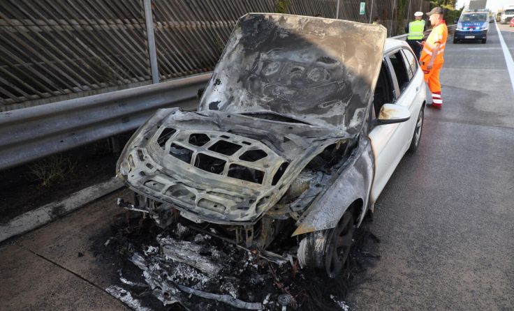 Das Feuer konnte rasch gelöscht werden. (Foto: laumat.at/Matthias Lauber)