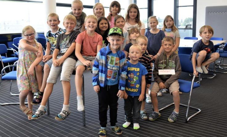 45 Kinder wurden in den Ferien im Unternehmen betreut. (Foto: Rotax)