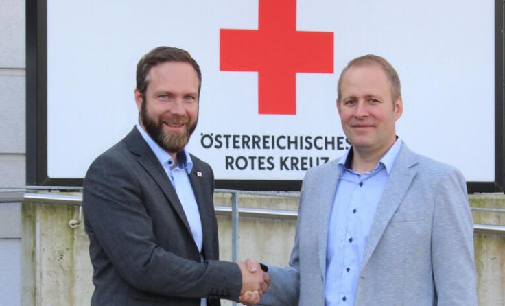 Andreas Neubacher (l.) rettete das Leben seines Schwagers Ronald Kopecny. (Foto: Hartl)