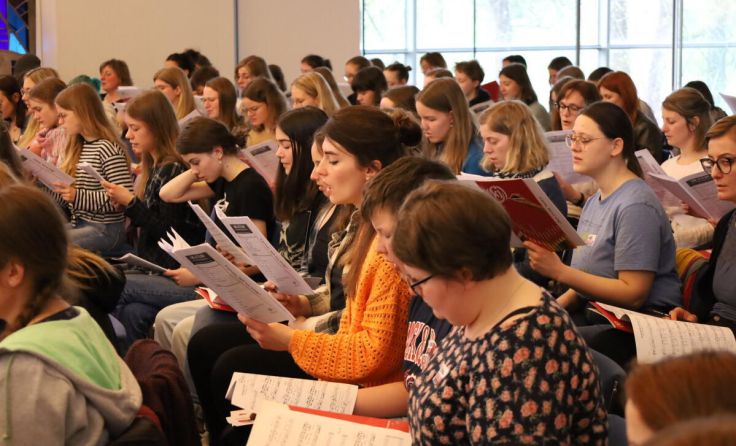 150 Teilnehmer sangen begeistert mit. (Foto: KJ OÖ)