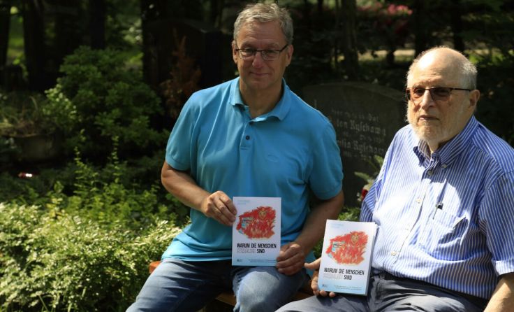 Die Lesung von Walter Lanz (l.) und Stephen Sokoloff ist nichts für Zartbesaitete. (Foto: privat)