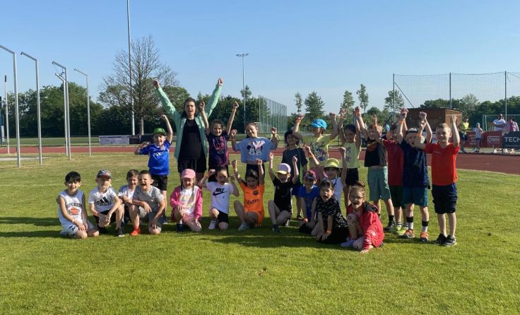 Die Kinder jubelten zu Recht über ihre tolle Leistung. (Foto: VS 5)