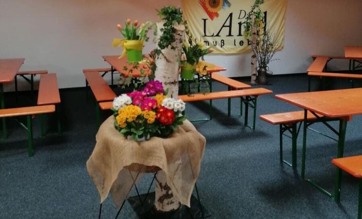 Es ist angerichtet im Feierwerk! Am Samstag wird dort der Neukirchner Most verkostet. (Foto: privat)