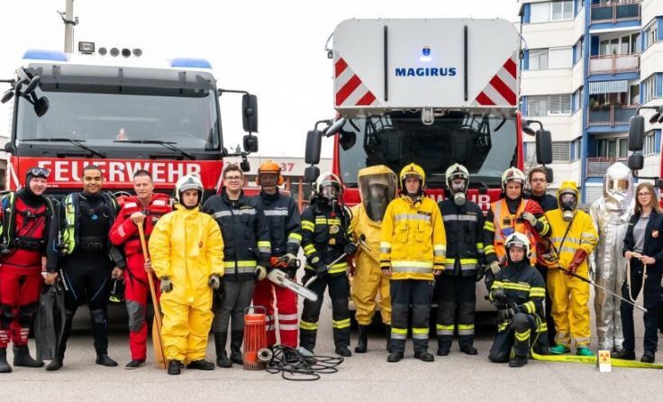 Die Bandbreite der Aufgabengebiete spiegelt sich in den Uniformen wider. (Foto: STEFAN GRAZIANI)