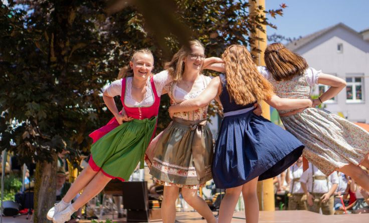 Die neue "Dirndl-Show" war ein echter Höhepunkt. (Foto: Volkstanzgruppe)