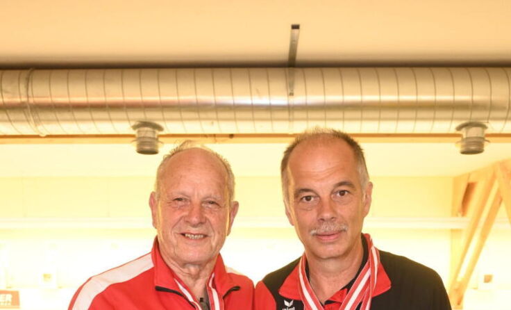Andreas Hofer und Alfons Hofbauer bewiesen Treffsicherheit. (Foto: Schützengesellschaft Marchtrenk)