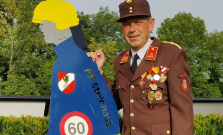 Ein Leben für die FF Steinhaus: Kommandant Franz Ziegelbäck (Foto: FF Steinhaus)