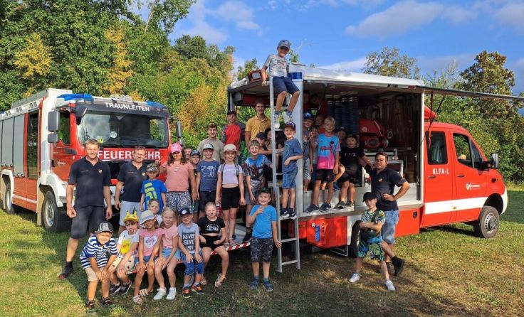 Sein ein Tag bei der Feuerwehr macht richtig Spaß. (Foto: ff traunleiten)