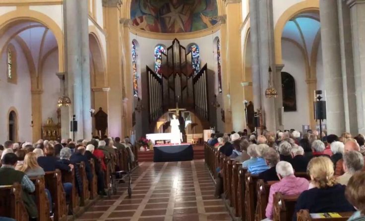 Das Publikum in der Herz-Jesu Kirche war begeistert. (Foto: De Santos)
