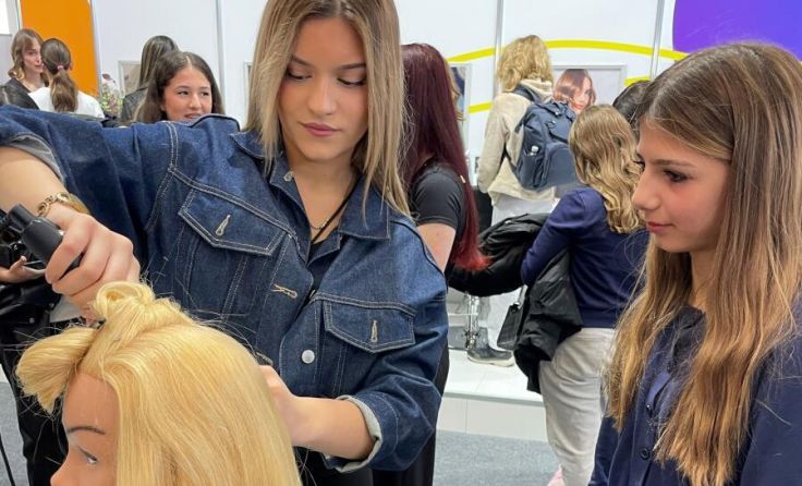 Auf der Messe "Jugend & Beruf" konnte der Traumberuf einmal hautnah erlebt werden. (Foto: Tips)