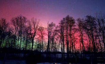 Leserfoto: Polarlichter über Pichl