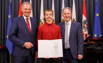 Junger Schlagwerker der LMS Wels erhielt Ratzenböck-Stipendium