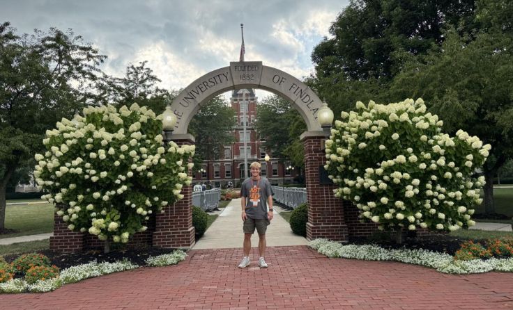 Sein Auslandssemester hat Robin Kelmendi in Ohio gemacht (Foto: Kelmendi)