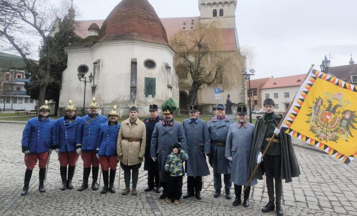 Der Bund ehem 4erDragoner mit Vertretern anderer Traditionsverbände. (Foto: Bund ehem 4erDragoner)